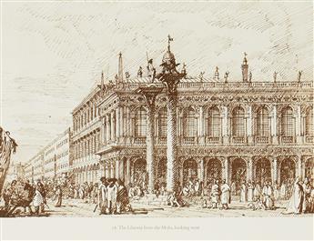 (IL CANALETTO / ANTONIO DA CANAL.) Miller, Charlotte. Fifty Drawings by Canaletto From the Royal Library, Windsor Castle.